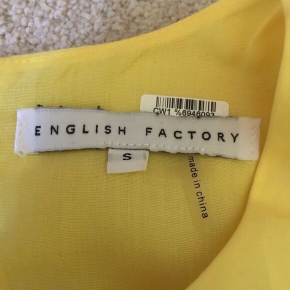 English Factory POPLIN CUT-OUT MINI DRESS - Picture 8 of 9